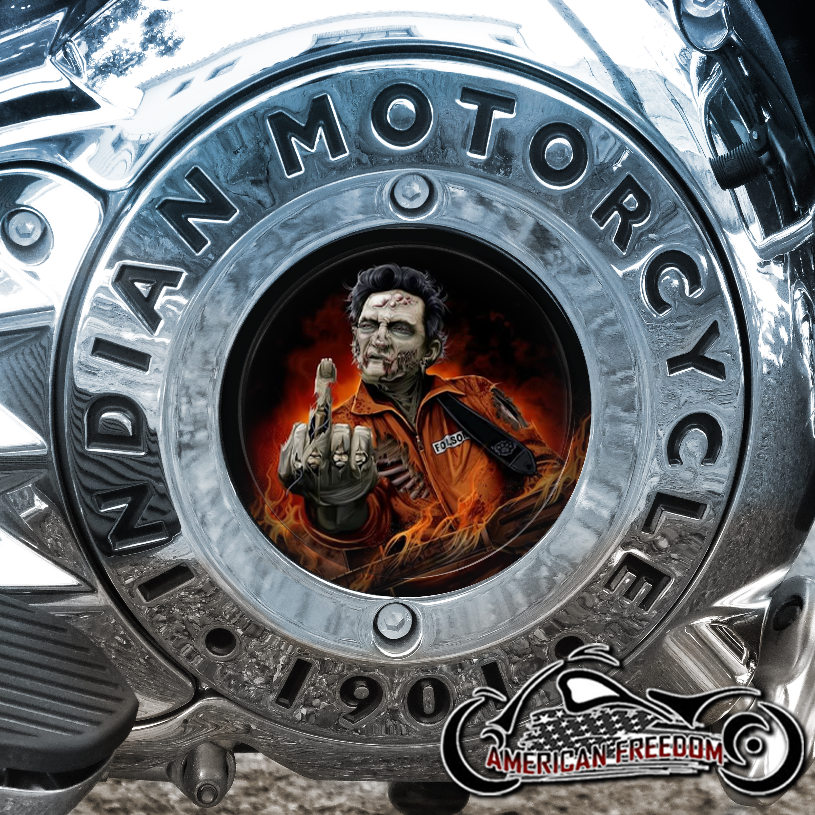 Indian Motorcycles Thunder Stroke Derby Insert - Zombie Cash